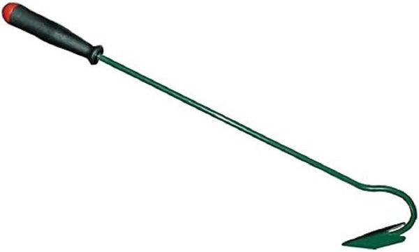 AGROHIT Handgrubber Gartenhacke 1 Zinke grün Kultivator Grubber Blumenharke Kralle 60cm