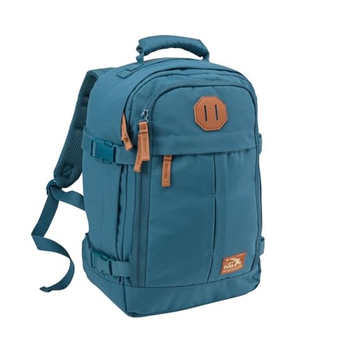 Cabin Max Handgepäck Rucksack 40x20x25 für Ryanair Reiserucksack für Flugzeug Unter Sitzplatz - Travel Backpack Tasche für Herren Damen - Seitliche Kompression - Recyceltes Polyester- 20L Metz