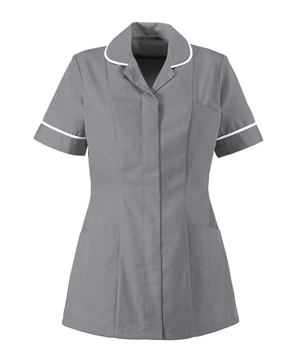 CARE SMART UNIFORM Womens Collar Tunic 01, Hospital Grey, 44