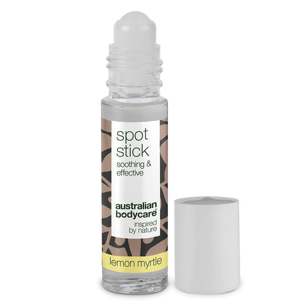 Pickelstift mit Teebaumöl und Lemon Myrtle - 9 ml | Tea Tree Oil Anti Pickel Stift | Auch zur Pflege bei Akne | 100% Vegan | zum Pickel loswerden & nach ausdrücken