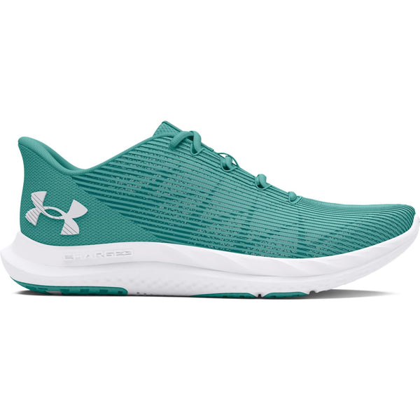 Under Armour Charged Speed Swift Damen-Sneaker, Grün, 40.5 EU