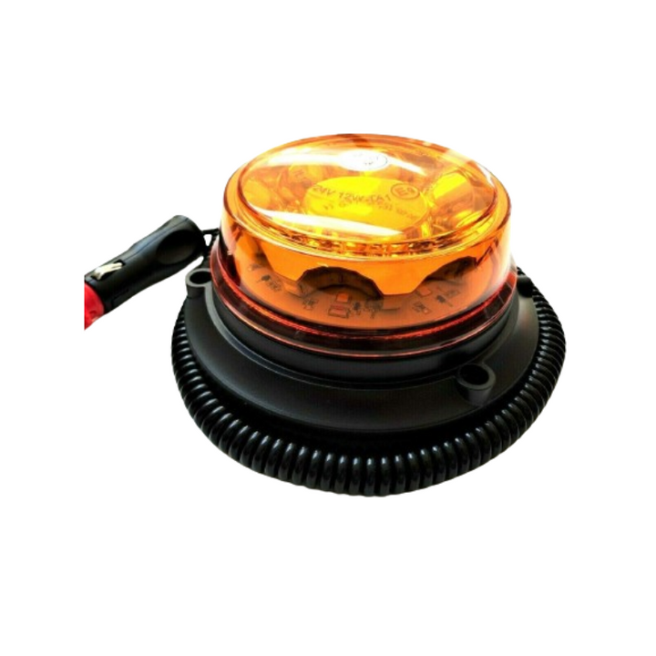 LED Rundumleuchte 4 Blitzmuster 12V 24V ECE R65 R10 E9 Magnet f. PKW LKW Traktor - forplus24