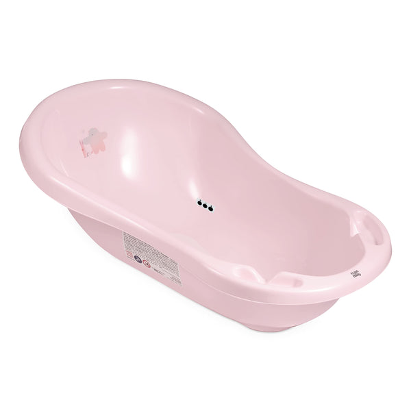 Hylat Baby Babybadewanne für Neugeborene und Babys bis 12 Monate, mit Thermometer, Stöpsel und Antirutschmatte, aus BPA - freiem Plastik