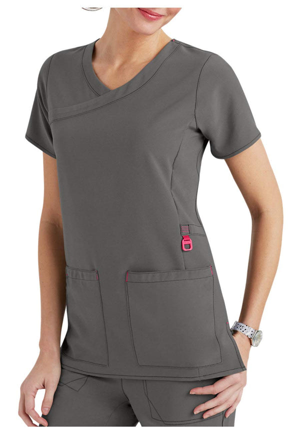 Smart Uniform Damen Schlupfkasack A 210 (L, Pewter)