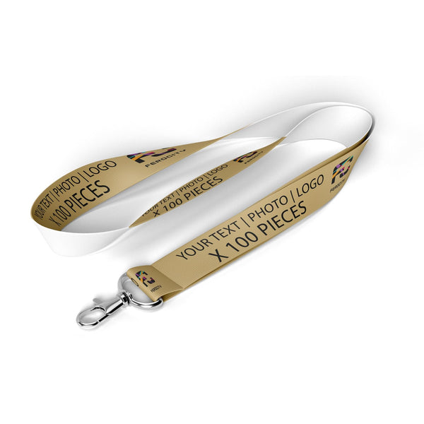 Personalisierter Schlüsselband SET 100 stück mit Ihrem Wunschtext/Grafik Lanyard mit Ihrem eigenen Schriftzug Schlüsselband mit Druck nach Wunsch [098]