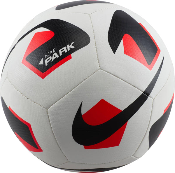 Nike FZ7551-100 NK Park Team - 2.0 - FA24 Recreational Soccer Ball Unisex White/Bright Crimson/Black Größe 5