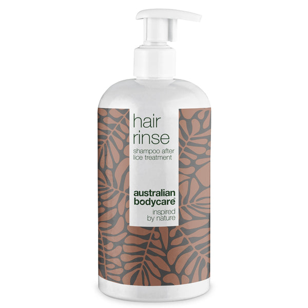 Australian Bodycare Hair Rinse 500 ml | Kopfläuseshampoo nach der Kopfläusebehandlung für die ganze Familie | Teebaumöl Shampoo mit 100% natürlichem Teebaumöl