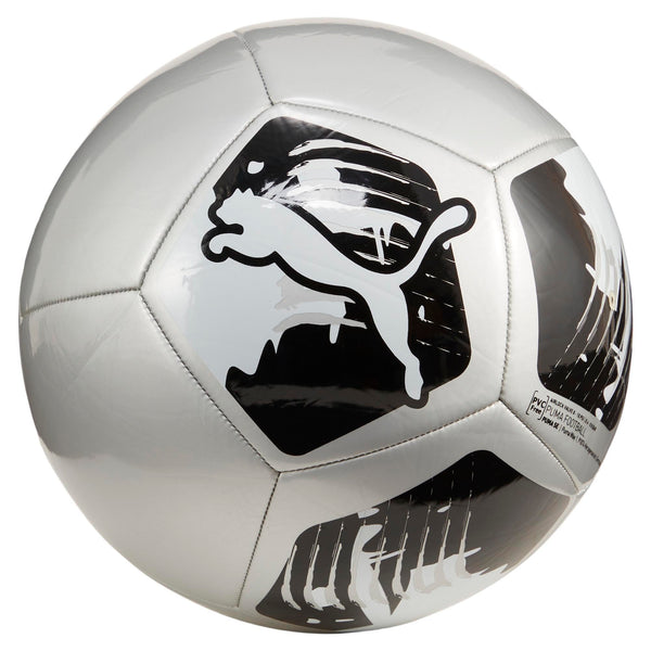 PUMA PUMA Big Cat ball, Unisex-Erwachsene Trainingsbälle, PUMA Silver-PUMA Black, 5-084214