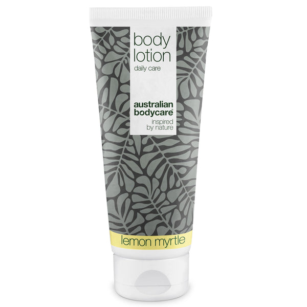 Körperlotion für Damen & Herren 200 ml | Teebaumöl Body + Lemon Myrtle Lotion für trockene Haut | Tägliche Pflege Lindert Pickel, Scherpilzflechte, Pilze, Jock Itch, Akne und Körpergeruch