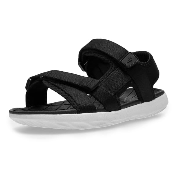 4F Mädchen Sandalen Outdoor Sportsandalen Sommer Pantoletten (Schwarz, eu_footwear_size_system, little_kid, numeric, medium, numeric_32)