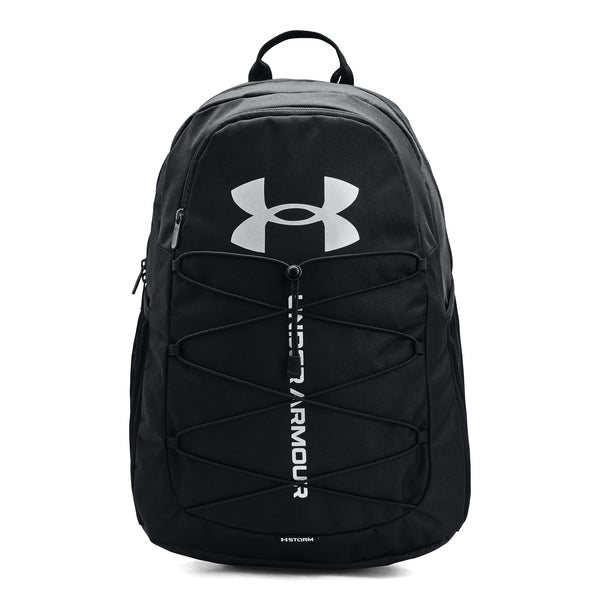 Under Armour Sportrucksack mit Laptopfach, wasserabweisender und vielseitiger Laptop Rucksack, 1364181, Black / Black / Silver, Einheitsgröße