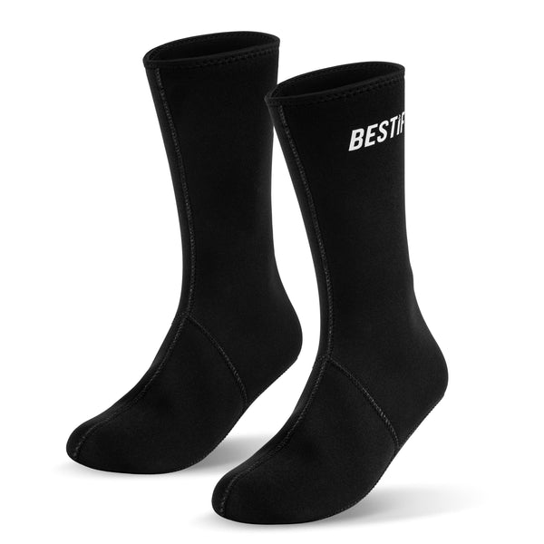 BESTIF Neoprensocken für Herren und Damen wasserdichte Socken zum Tauchen Schnorcheln Winterbaden Tauchsocken in Größen 35-45 (42/43)